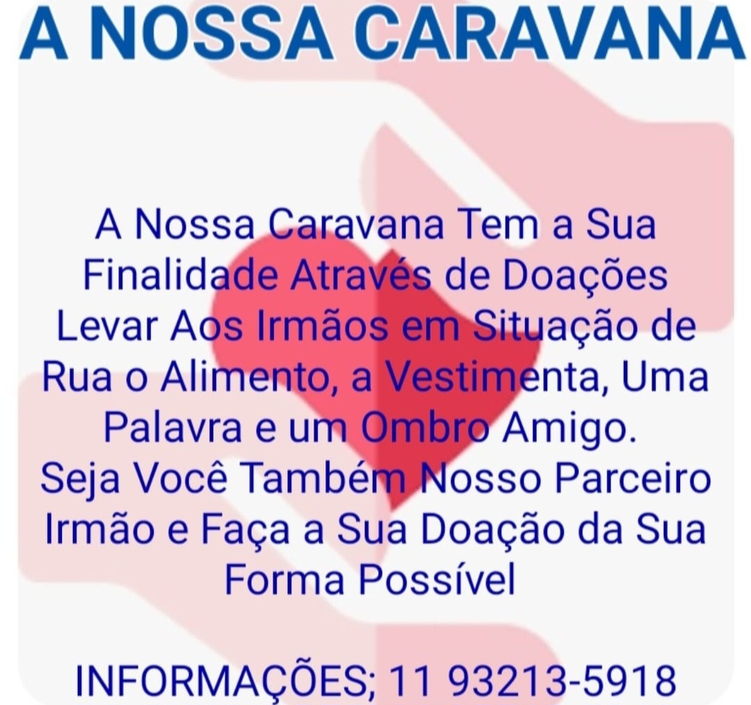 NOSSA CARAVANA - Seja Um Amigo Mantenedor Desta Obra